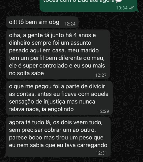 Depoimento de casal